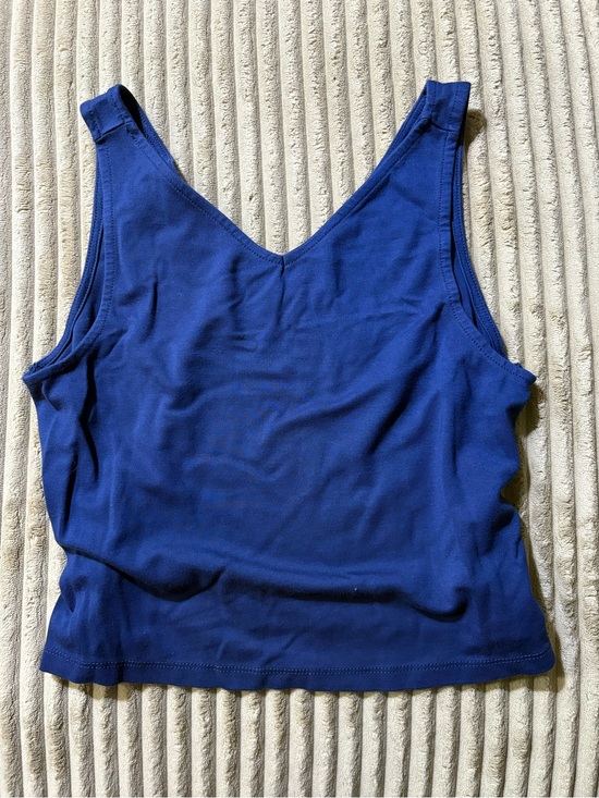 Anthropologie Tops - Maeve by Anthropologie Royal Blue V-Neck Tank Top